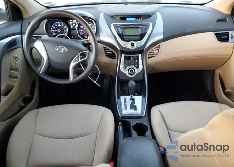 2011 Hyundai Elantra Gls from USA, damaged, VIN 5NPDH4AE0BH016653